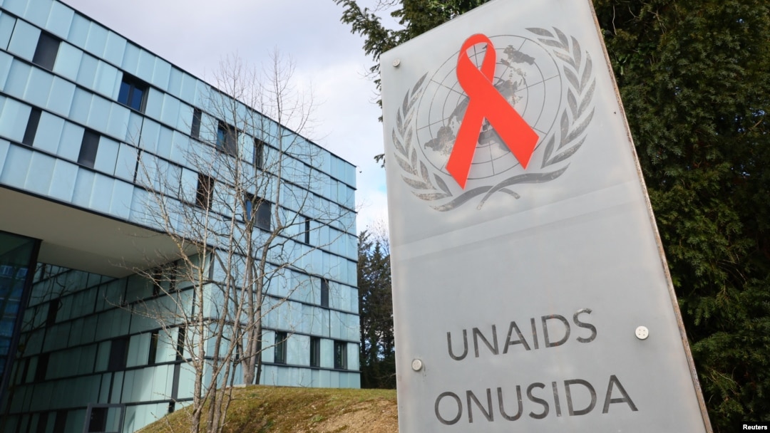 The headquarters of the UNAIDS in Geneva, Switzerland, Feb. 2, 2023. UNAIDS said, July 13. 2023, that it is possible to end AIDS by 2030 if countries demonstrate the political will to invest in prevention and treatment and adopt non-discriminatory laws.
