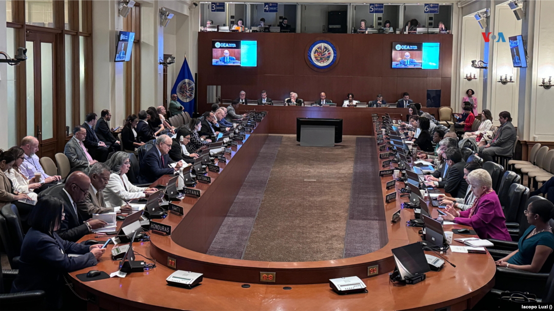 El Consejo Permanente de la OEA se reúne el miércoles 28 de agosto de 2024 para abordar la situación política de Venezuela. [Foto: Iacopo Luzzi]