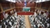 FILE - The Economic Community of West African States (ECOWAS) Committee of Chiefs of Defense Staff gather as they deliberate in Abuja, Nigeria, on the political unrest in Niger, Aug. 2, 2023.