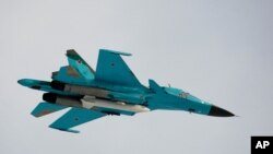 資料照: 俄羅斯蘇-34戰鬥機(攝於2009年3月28日)