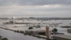 Vista aérea de bairro iundado da cidade de Porto Alegre, estado do Rio Grande do Sul, 5 maio 2024 