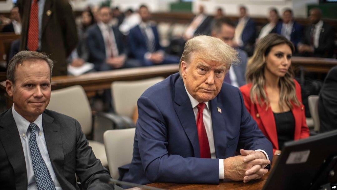 FILE - Former President Donald Trump appears in court for a civil fraud case at a Manhattan courthouse, in New York, Oct. 3, 2023.