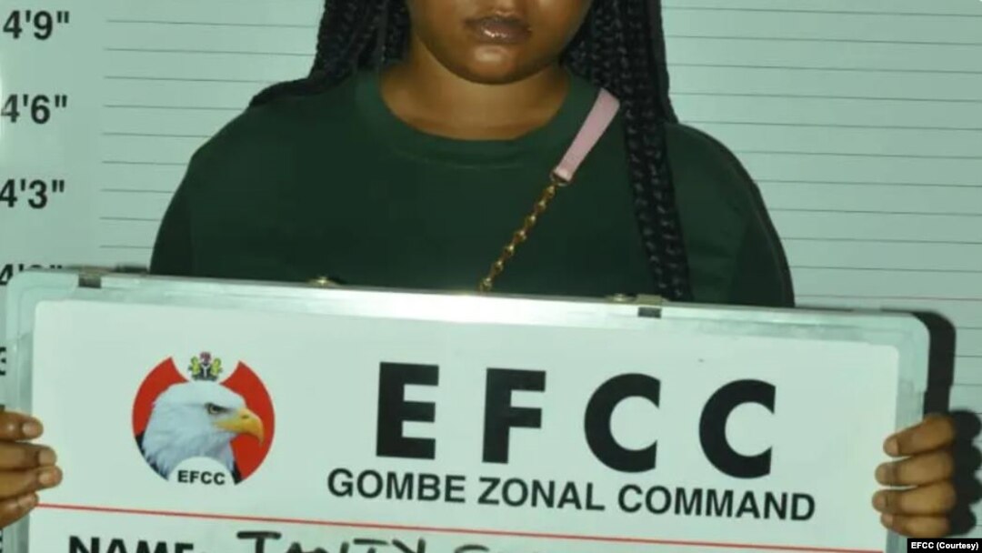 Janty Emmanuel wanda ake tuhuma da laifin wulakanta takardun Naira