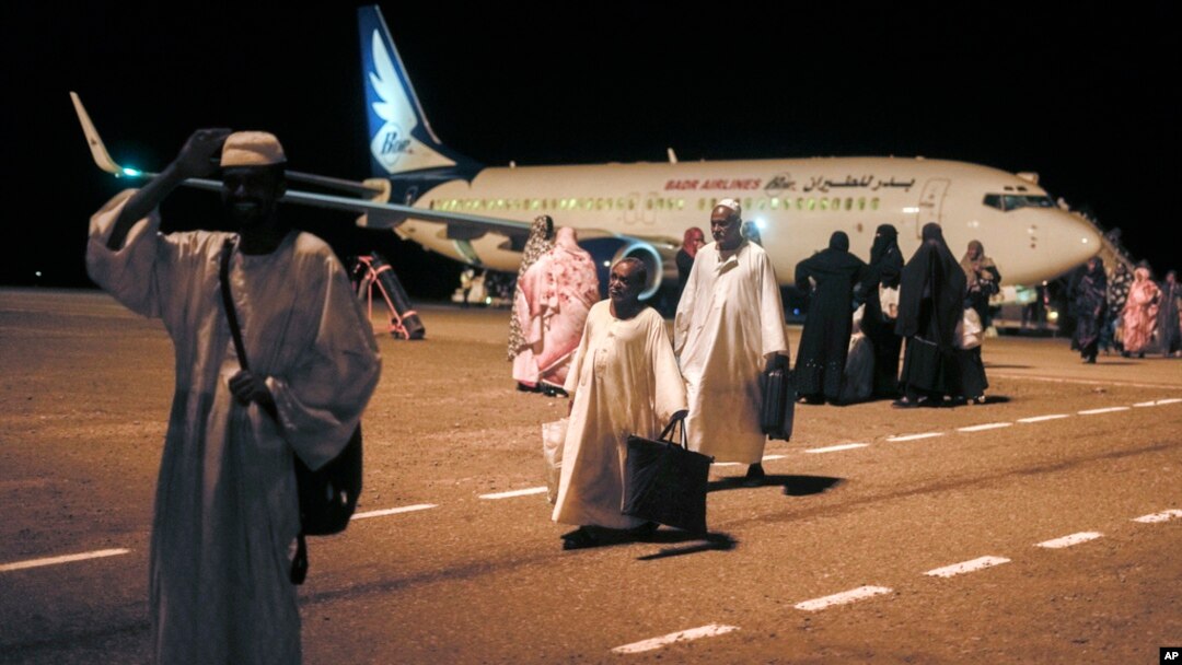 Uwanja wa ndege wa Port Sudan, Mei 11, 2023. 