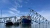 First vessel uses alternate channel to bypass wreckage at Baltimore bridge collapse site