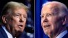 FILE - This combo image shows Republican presidential candidate former President Donald Trump, left, March 9, 2024, and President Joe Biden, right, Jan. 27, 2024.