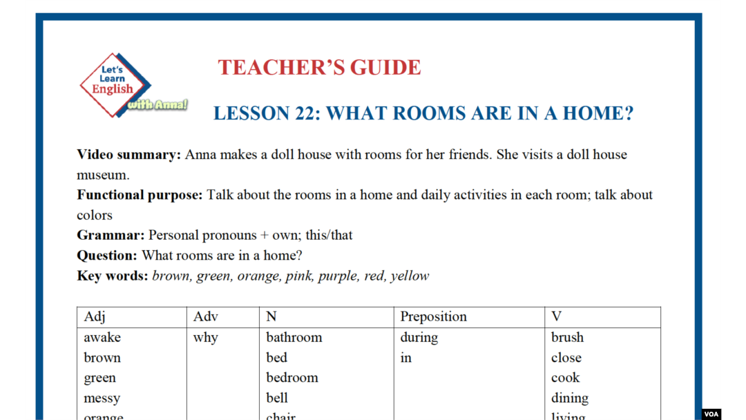 LLE-A Lesson 22