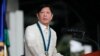 菲律賓總統費迪南德·小馬科斯（Ferdinand Marcos Jr.）在阿吉納爾多軍事總部舉行的菲律賓武裝部隊成立88週年紀念活動上發表演說。（2023年12月21日）