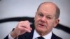 Federal Chancellor Olaf Scholz speaks at a press conference after the federal-state summit at the Federal Chancellery in Berlin, Nov. 7, 2023.