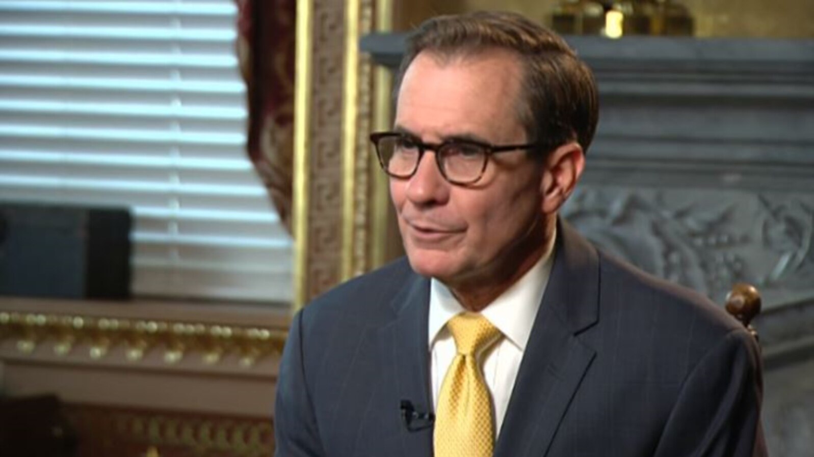 FILE - John Kirby, director of strategic communications for the National Security Council, speaks during an exclusive interview with VOA, in this screengrab on July 27, 2023.