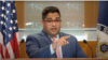 Vedant Patel during briefing in the Department of State, 11 January 2024