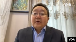 차히야 엘벡도르지 전 몽골 대통령이 14일 VOA 조은정 기자와 화상으로 인터뷰했다.