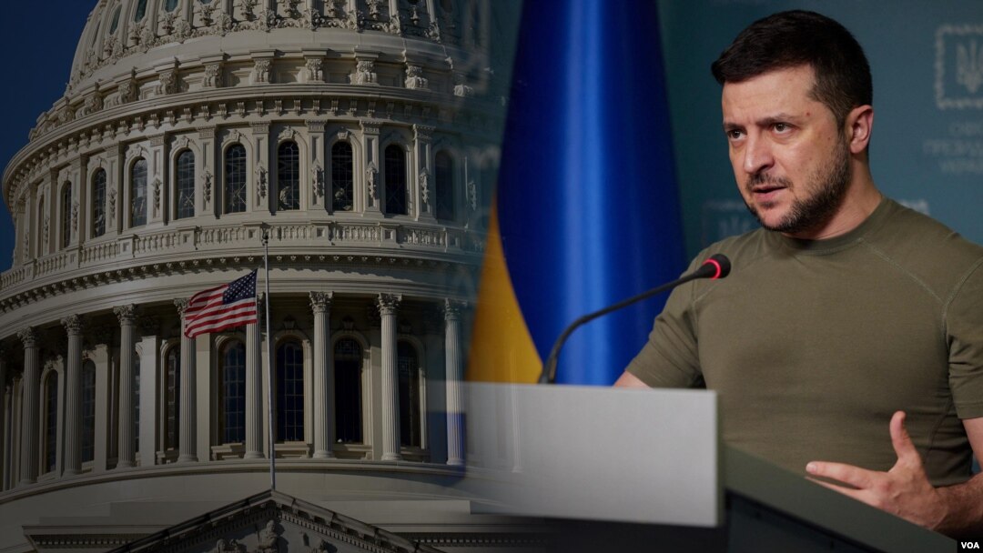 Presidente de Ucrania, Volodymyr Zeleneskyy, se dirigió el miéfcoles 16 de marzo de 2022 al Congreso de Estados Unidos.