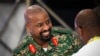 FILE - Lt. Gen. Muhoozi Kainerugaba, son of Uganda's President Yoweri Museveni, attends a "thanksgiving" ceremony in Entebbe, Uganda, May 7, 2022. 