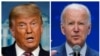 A combination image of file photos of former U.S. President Donald Trump and current U.S. President Joe Biden.