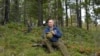 Russian President Vladimir Putin is seen during his holiday in the Siberian taiga, Russia October 7, 2019.