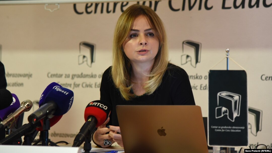 Crna Gora - Direktorka Centra za građansko obrazovanje Daliborka Uljarević, 29. novembra 2021. (Foto: RFE/RL/Savo Prelević)