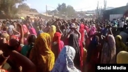 ፎቶ ፋይል፡ በሂርና የነበረ ተቃውሞ