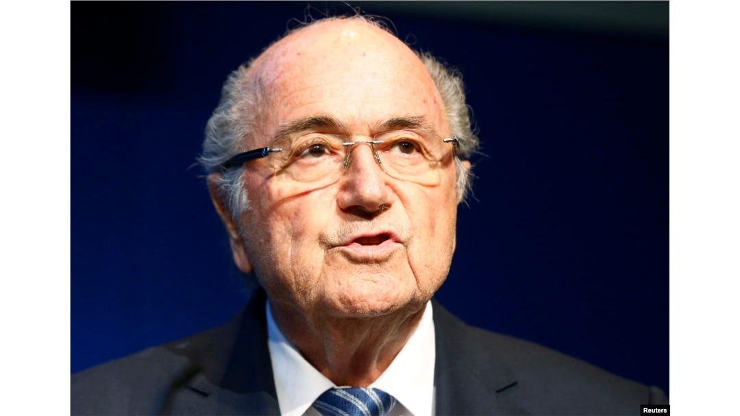 FIFA President Sepp Blatter addresses a news conference at the FIFA headquarters in Zurich, Switzerland, June 2, 2015.