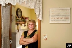 Indiana teacher Kay Orzechowicz (seen here on Sept. 2, 2020) says the COVID-19 pandemic pushed her to retire a few years earlier than she'd originally planned.