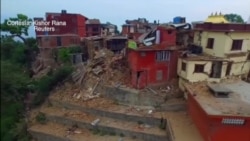 Destrucción en Nepal