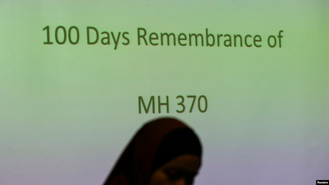100 Days Remembrance of MH370 ceremony in Kuala Lumpur, Malaysia, June 15, 2014.