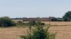 A farm bakes in the heat in central France, July 17, 2022. (Lisa Bryant/VOA)