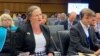 로라 홀게이트 국제원자력기구(IAEA) 주재 미국대사가 6일 오스트리아 빈에서 열린 IAEA 이사회에 참석했다.