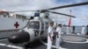 參加“環太軍演”的中國海軍“海口”號導彈驅逐艦停靠在夏威夷火奴魯魯的珍珠港-希卡姆聯合基地。(2014年7月5日)