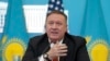 U.S. Secretary of State Mike Pompeo holds a joint news conference with Kazakh Foreign Minister Mukhtar Tleuberdi (not pictured) at the Ministry of Foreign Affairs in Nur-Sultan, Kazakhstan, Feb. 2, 2020.