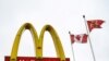 A McDonald's sign in London, Ontario, Canada October 2, 2019.