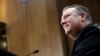 Secretary of state-designate Mike Pompeo listens during the Senate Foreign Relations Committee hearing on his confirmation, April 12, 2018, on Capitol Hill in Washington.