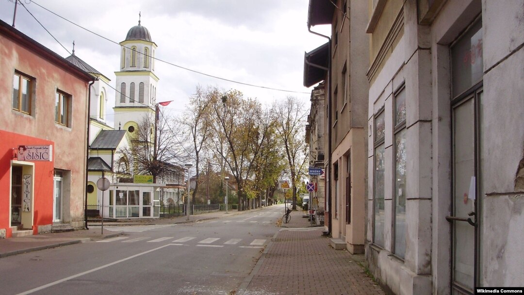 Pamje nga qyteti Sanski Most në Bosnjë