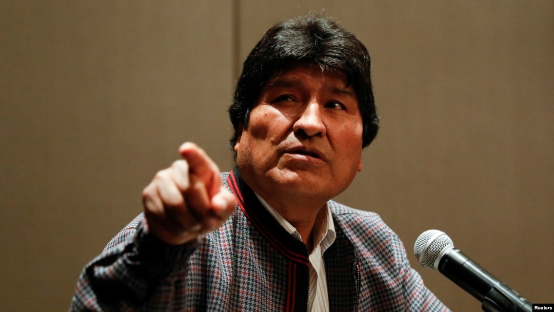 A finales del mes de noviembre de 2019, el gobierno interino de Bolivia difundió un audio en el que presuntamente Morales ordenaba cercar la ciudad de La Paz. Foto de archivo del 20 de noviembre de 2019.