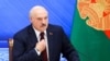 Belarusian President Alexander Lukashenko speaks during a press conference in Minsk, Belarus, Aug. 9, 2021. (Nikolay Petrov/BelTA photo via AP)