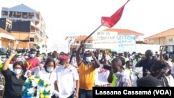 Marcha trabalhadores Guiné-Bissau