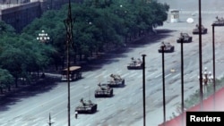 三十一年前的天安门事件资料照 （路透社1989年6月5日）