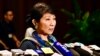 民主派会议召集人、会议阵线立法会议员毛孟静 (美国之音/汤惠芸)