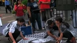 Artist J R Occupies Times Square