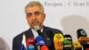 FILE - Iran's Minister of Energy Reza Ardakanian speaks to the media in Tehran, June 16, 2019. 