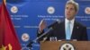 US Secretary of State John Kerry holds a media conference in Luanda, Angola, May 5, 2014. 