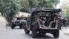 Lebanese Army soldiers sit in their military vehicles as they are deployed to secure the area near the French embassy in Beirut, September 21, 2012.