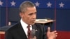 President Obama during town hall debate in Hempstead, New York on October 16, 2012.
