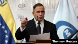 Foto de archivo, de mayo de 2020, del fiscal general venezolano designado por la oficialista Asamblea Nacional Constituyente, Tarek William Saab.