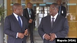 Filipe Nyusi e Ossufo Momade são os principais candidatos à presidência