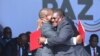 Filipe Nyusi e Ossufo Momade na assinatura do acordo de paz em agosto de 2019