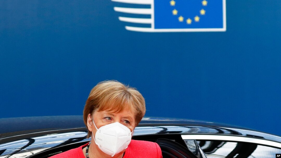 Nemačka kancelarka Angela Merkel na letnjem samitu Evropske unije u Briselu 20. jula 2020.
