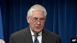 Secretário de Estado americano, Rex Tillerson