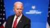 President-elect Joe Biden speaks at The Queen theater in Wilmington, Delaware, Nov. 19, 2020.