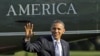 President Barack Obama walks across the South Lawn of the White House after arriving aboard the Marine One helicopter, April, 25, 2012.
